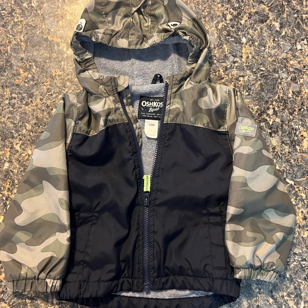 OshKosh B'gosh Green and Black Jacket